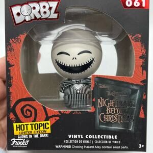 Dorbz The Nightmare Before Christmas Jack Skellington Hot Topic Exclusive O61
